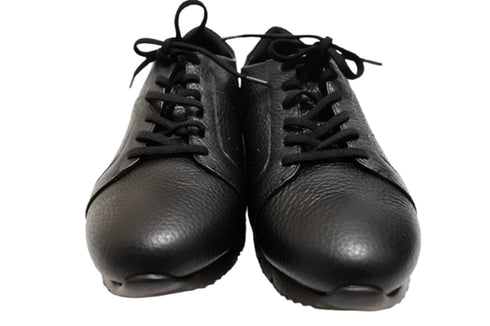 【arui_toe 57502 ブラック】本革コンフォートスニーカー