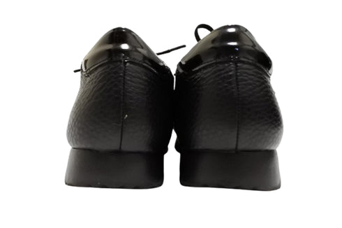 【arui_toe 57502 ブラック】本革コンフォートスニーカー