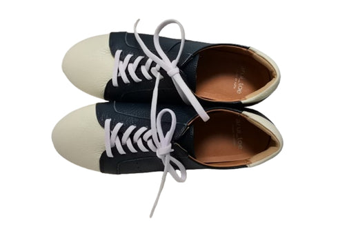 【arui_toe 57502 ブルー】本革コンフォートスニーカー