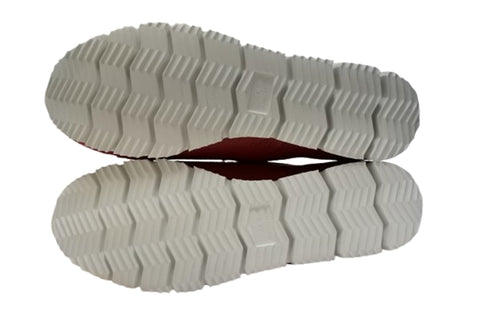 【arui_toe 57502 レッド】本革コンフォートスニーカー