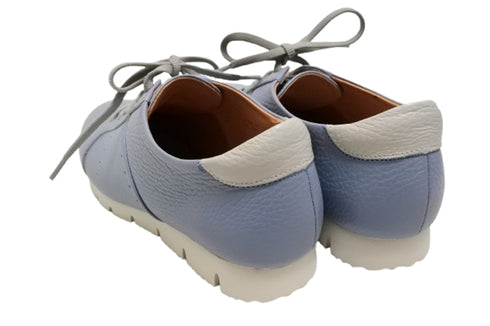 【arui_toe 57502 サックスブルー】本革コンフォートスニーカー