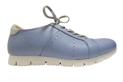 【arui_toe 57502 サックスブルー】本革コンフォートスニーカー