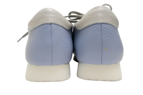 【arui_toe 57502 サックスブルー】本革コンフォートスニーカー