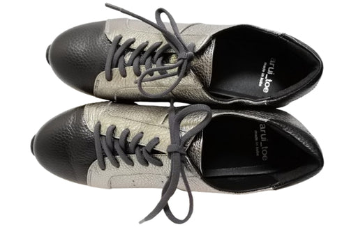 【arui_toe 57502 チタン】本革コンフォートスニーカー