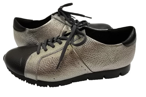 【arui_toe 57502 チタン】本革コンフォートスニーカー