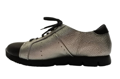 【arui_toe 57502 チタン】本革コンフォートスニーカー