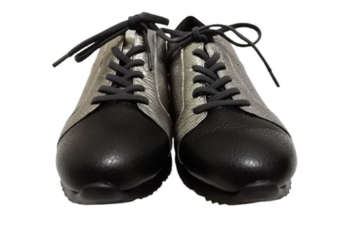【arui_toe 57502 チタン】本革コンフォートスニーカー
