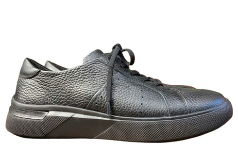 【arui_toe 57503 ブラック】イタリア産レザーコンフォートスニーカー