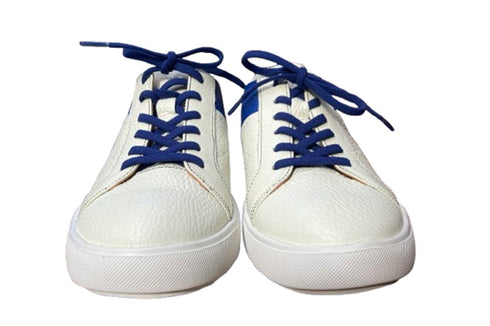 【arui_toe 57503 オフホワイトネイビー】イタリア産レザーコンフォートスニーカー