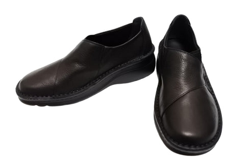 【インコルジェ 6001 ブラック】ライトソール カジュアルデザインシューズ