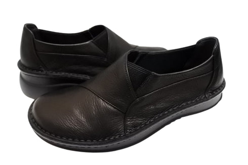 【インコルジェ 6001 ブラック】ライトソール カジュアルデザインシューズ