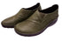 【インコルジェ 6001 オリーブ】ライトソール カジュアルデザインシューズ