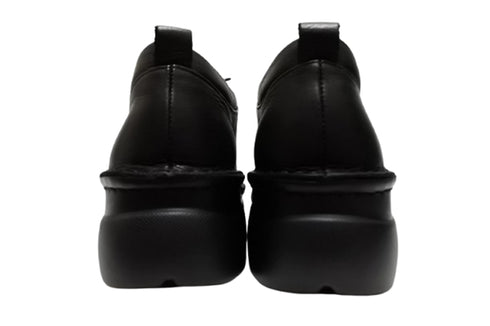 【インコルジェ 6004 ブラック】ライトソール サイド靴紐シューズ 丸紐タイプ