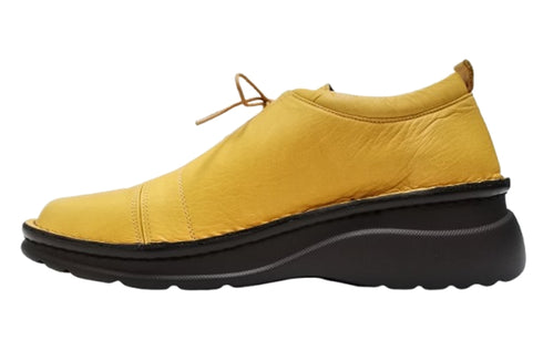 【インコルジェ 6004 キャメル】ライトソール サイド靴紐シューズ 丸紐タイプ