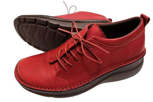 【インコルジェ 6004 ワイン】ライトソール サイド靴紐シューズ 丸紐タイプ