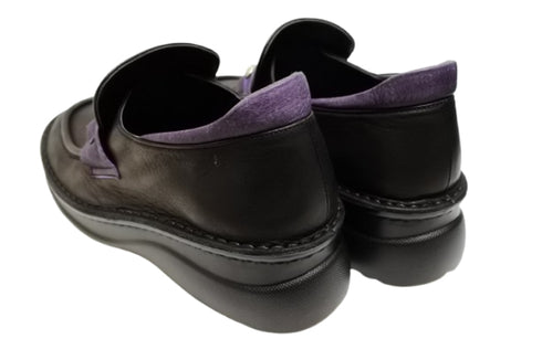 【インコルジェ 6010 ブラックコンビ】ライトソール ビットローファー