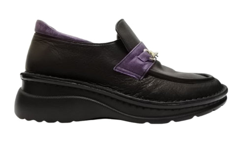 【インコルジェ 6010 ブラックコンビ】ライトソール ビットローファー