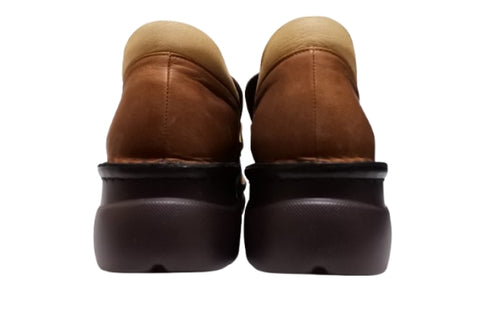 【インコルジェ 6010 ブラウンコンビ】ライトソール ビットローファー