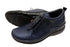【インコルジェ 6013 ネイビー】ライトソール サイド靴紐シューズ ゴム紐タイプ