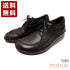 【インコルジェ7085 ブラック】本革靴紐デザインシューズ