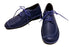 【インコルジェ7085 ネイビー】本革靴紐デザインシューズ