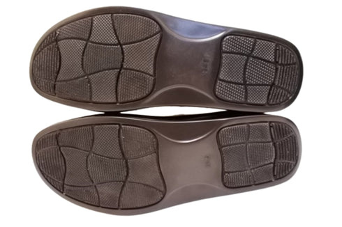 【インコルジェ7088 アイボリー】本革カジュアルベルトシューズ