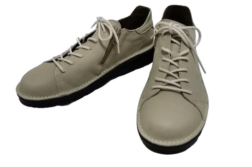 【TODAY'S 7091 アジュール】スムースレザーサイドジップスニーカー メンズ