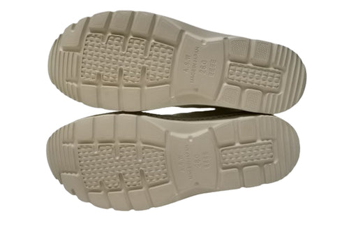 【TODAY's 7110 アイボリー】ゴム紐撥水レザースニーカー メンズ