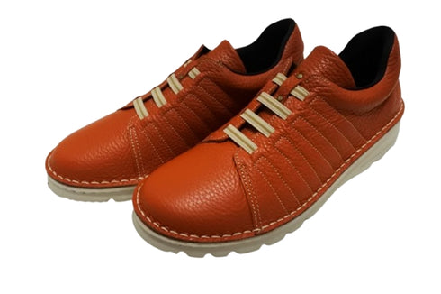 【TODAY'S 7280 ブリック】ゴムひもレザースニーカー メンズ