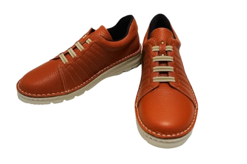 【TODAY'S 7280 ブリック】ゴムひもレザースニーカー メンズ