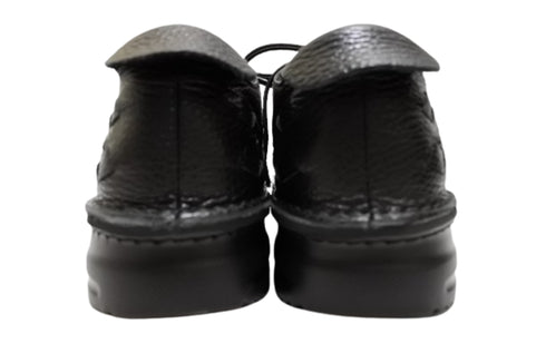 【TODAY'S 7287 ブラック】編み込みレザースニーカー レディース