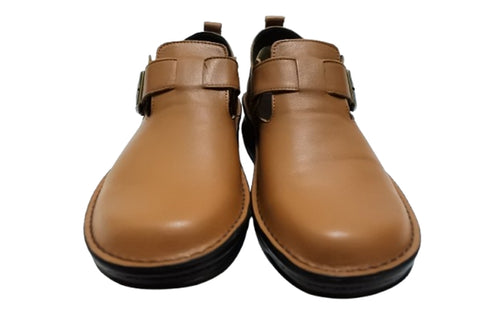 【インコルジェ8005 ブラウン】ベルト付カジュアルシューズ