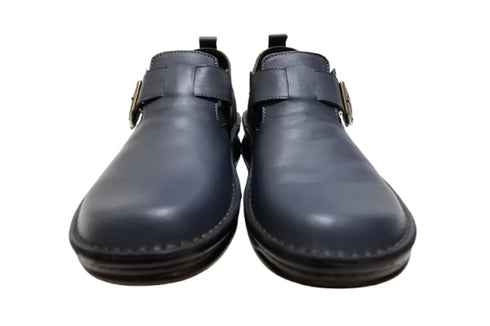 【インコルジェ8005 ダークネイビー】ベルト付カジュアルシューズ