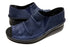 【インコルジェ 8294 ネイビー】オープントゥくしゅくしゅシューズサンダル