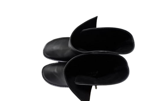 【インコルジェ 8380S ブラック】2WAYショートブーツ