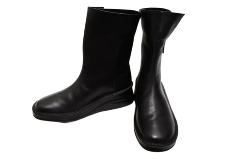 【インコルジェ 8380S ブラック】2WAYショートブーツ