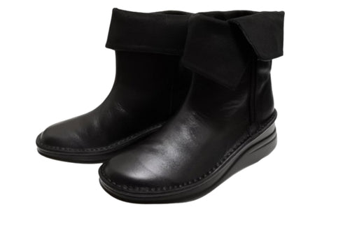 【インコルジェ 8380S ブラック】2WAYショートブーツ