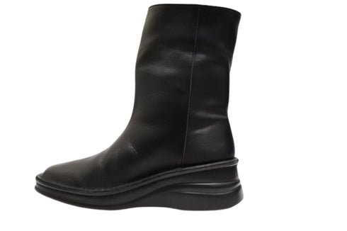 【インコルジェ 8380S ブラック】2WAYショートブーツ