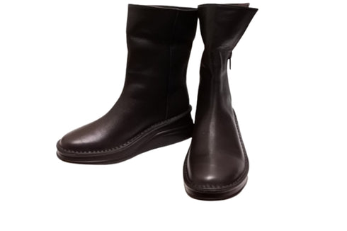 【インコルジェ 8380S ダークブラウン】2WAYショートブーツ