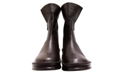 【インコルジェ 8380S ダークブラウン】2WAYショートブーツ