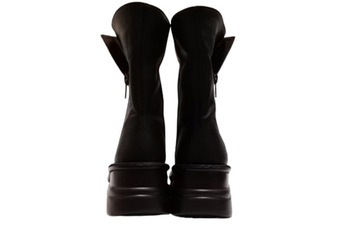 【インコルジェ 8380S ダークブラウン】2WAYショートブーツ