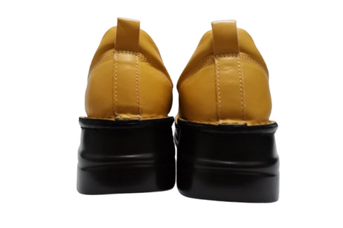 【インコルジェ 8480 マスタードコンビ】本革アウトドアウォーキングシューズ