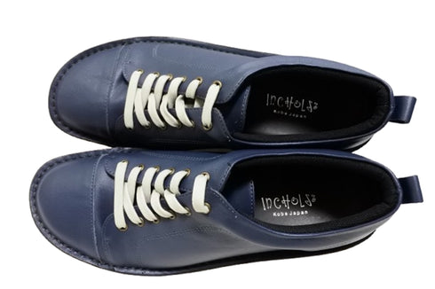 【インコルジェ 8480 ネイビー】本革アウトドアウォーキングシューズ