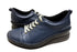 【インコルジェ 8480 ネイビー】本革アウトドアウォーキングシューズ