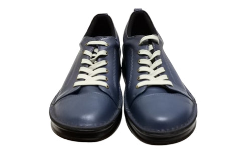 【インコルジェ 8480 ネイビー】本革アウトドアウォーキングシューズ