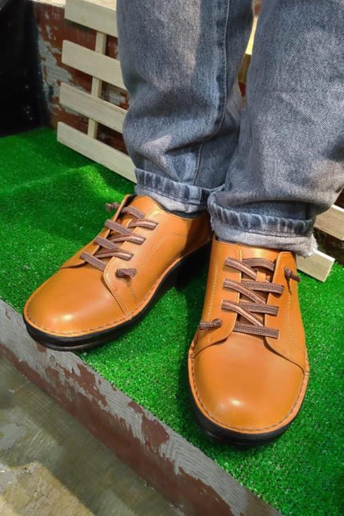 【インコルジェ8549 カーキ】ローヒールスニーカー