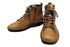 【インコルジェ 8674 ブラウン】靴紐ショートブーツ