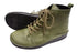 【インコルジェ 8674 オリーブ】靴紐ショートブーツ
