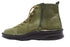 【インコルジェ 8674 オリーブ】靴紐ショートブーツ