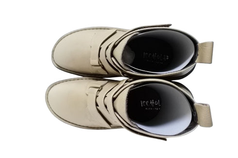 【インコルジェ8748 オークベージュ】ソフトレザーベルトブーツ